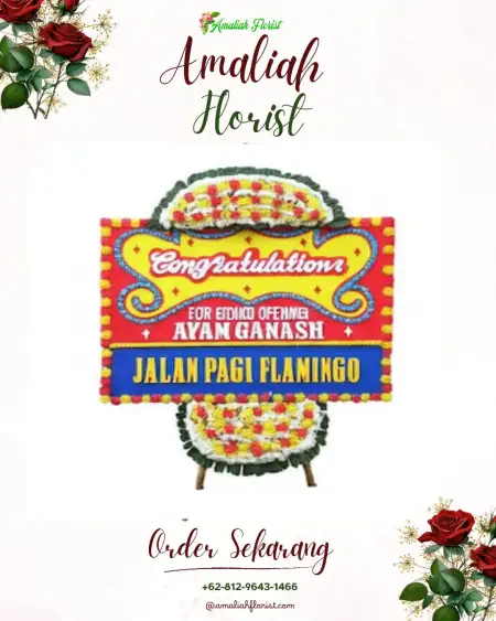 Sewa Papan Bunga Kedunggaleng